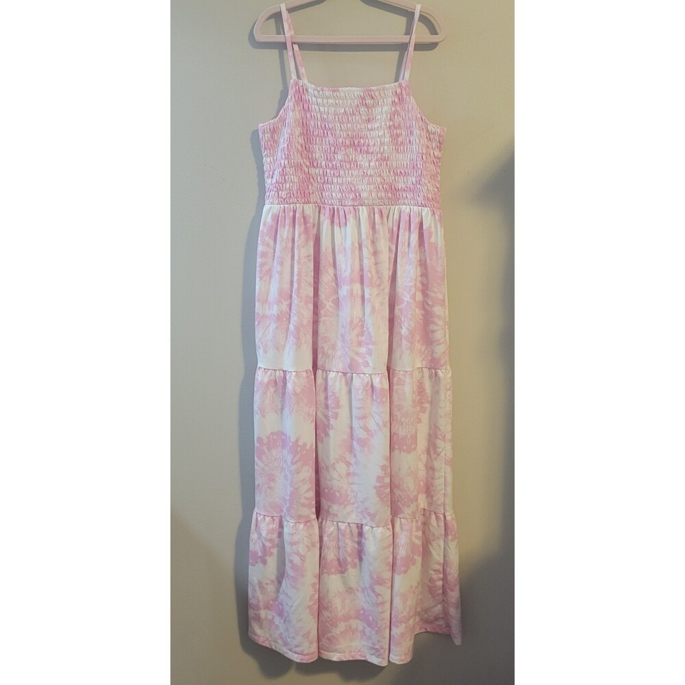 Girls 32 Degrees Cool Tie-Dye Maxi Dress Size L (14/16)